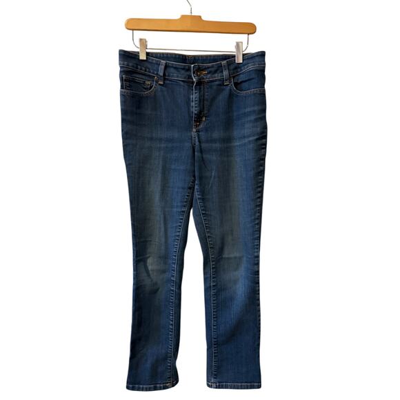 LL Bean Favorite Fit Denim Jeans Blue 8 - Picture 3 of 6